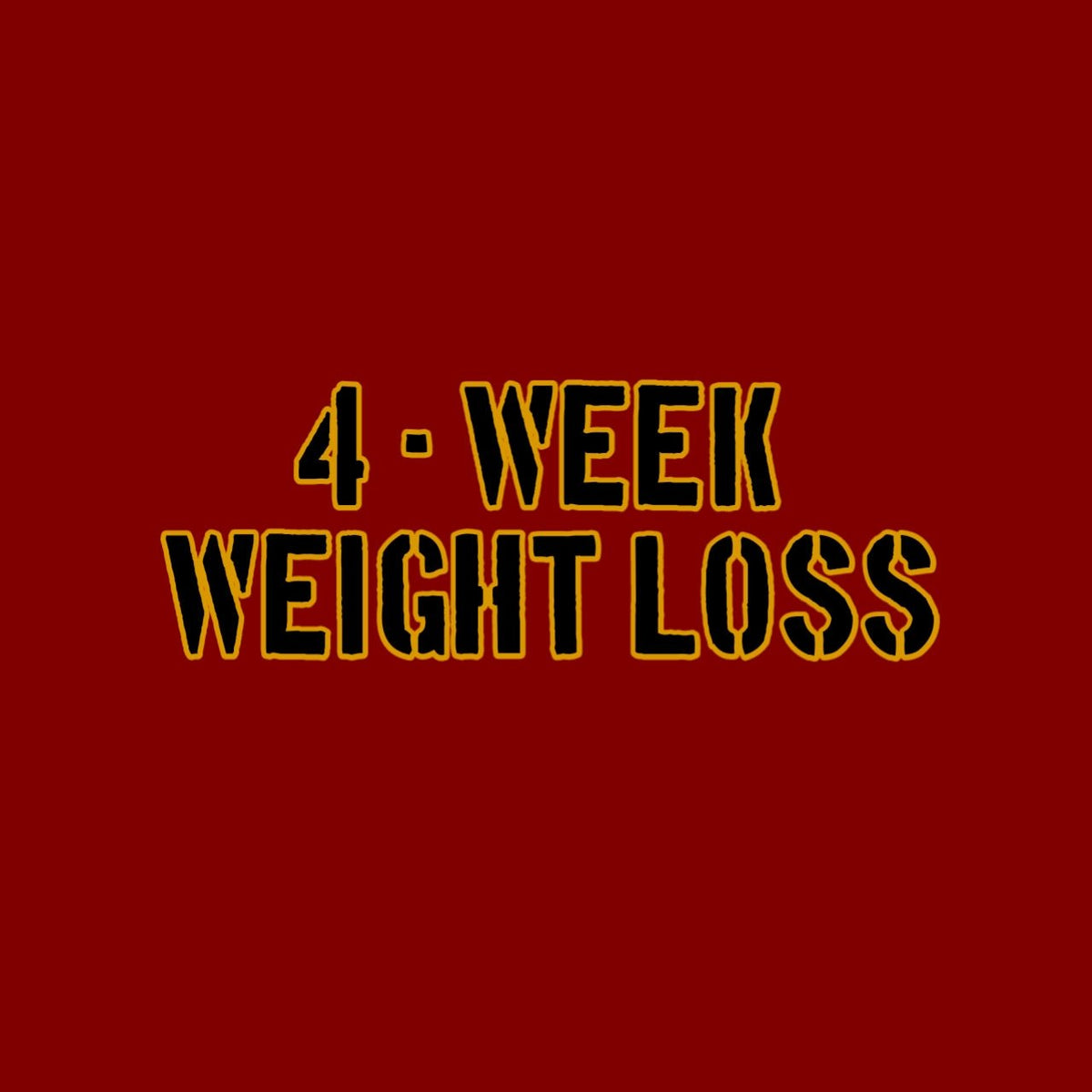 Champions Fitness 4 week fat loss workout program - online personal training plan