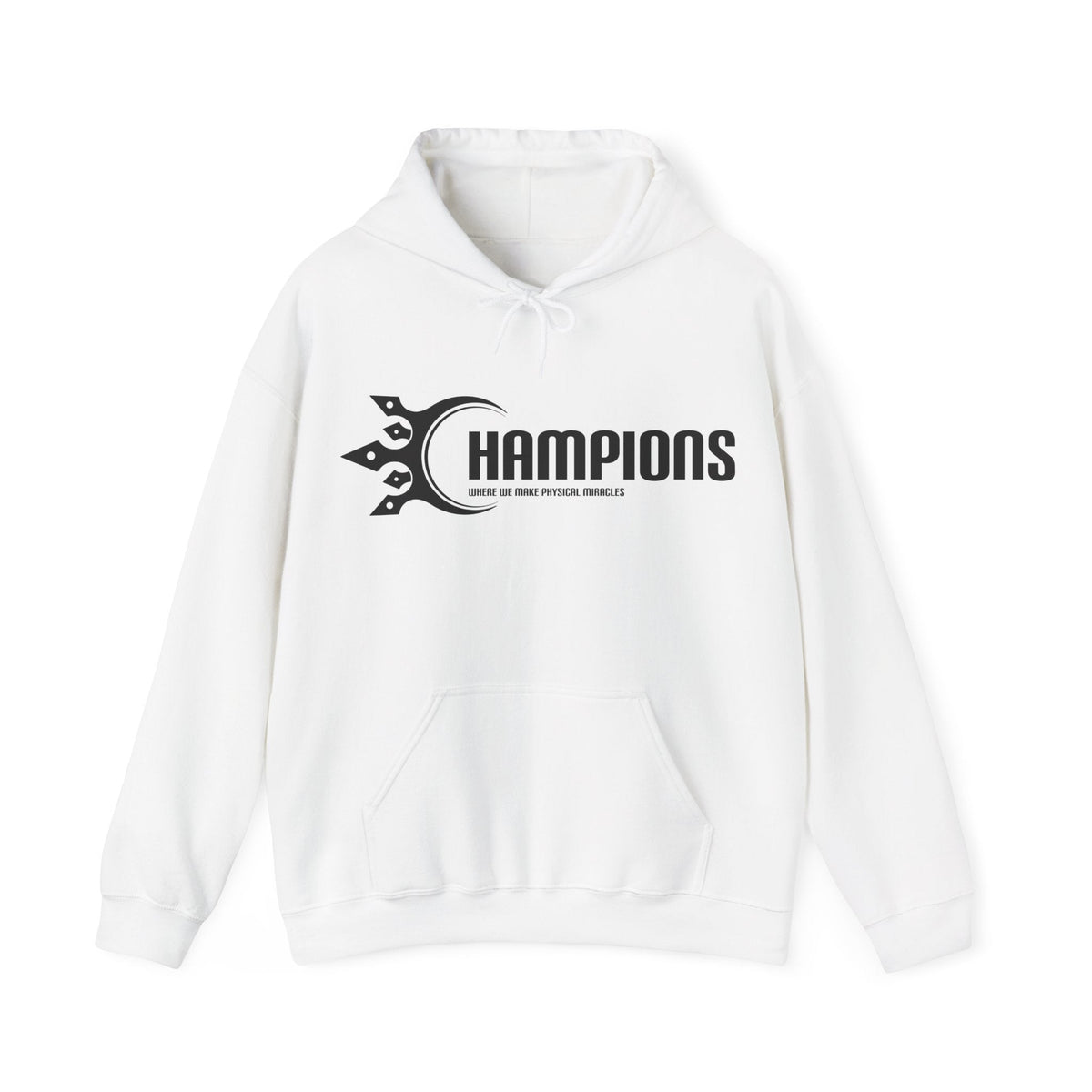 Champions Physical Fitness hoodie - gym workout apparel and fitness streetwear