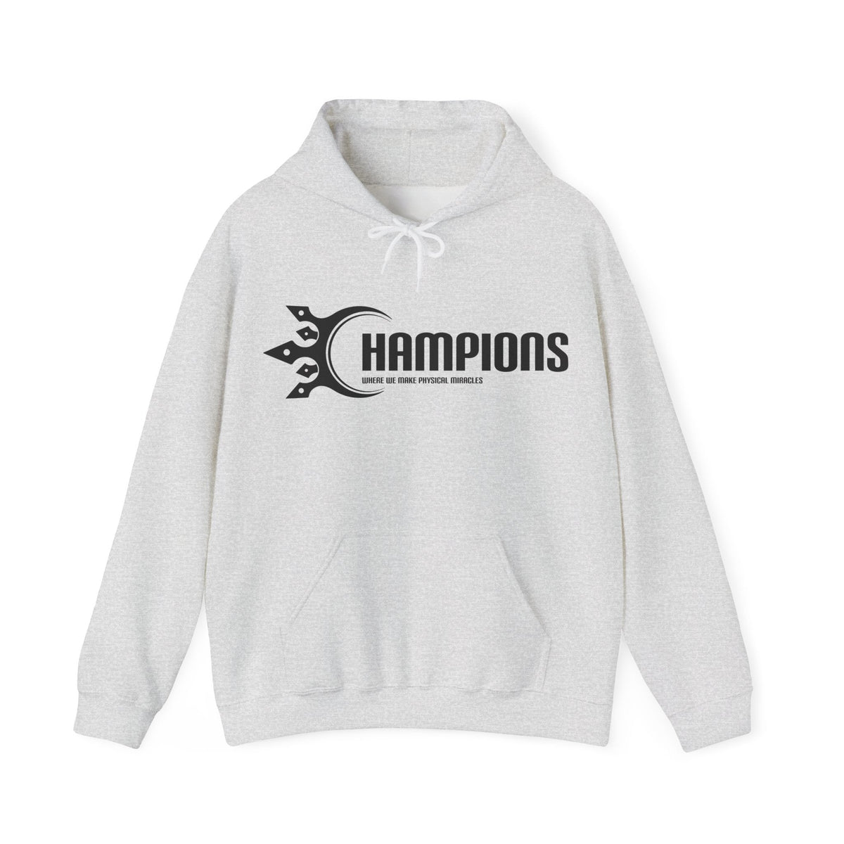 Champions Fitness gym hoodie - moisture wicking workout apparel for men and women