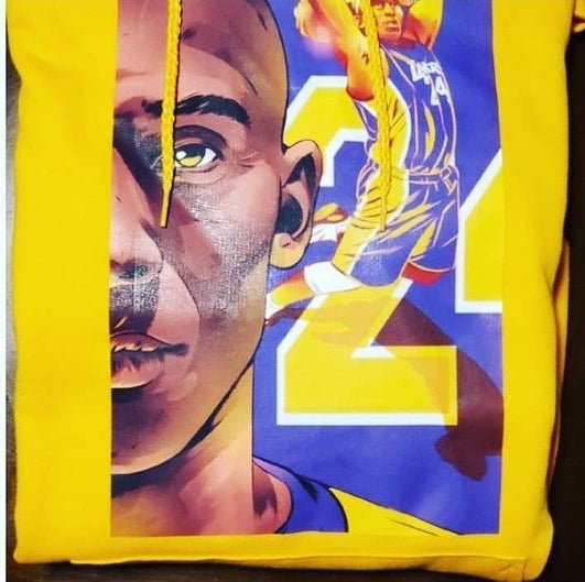Kobe Alternate exclusive hoodie front view - Champions Fitness tribute collection